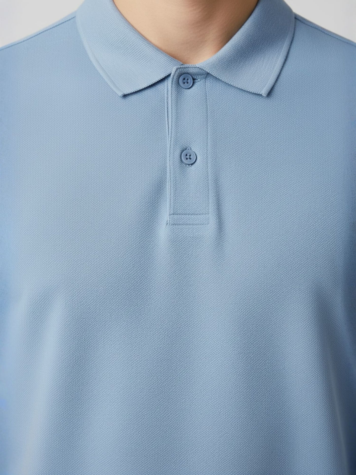 Men Solid Polo T-Shirt