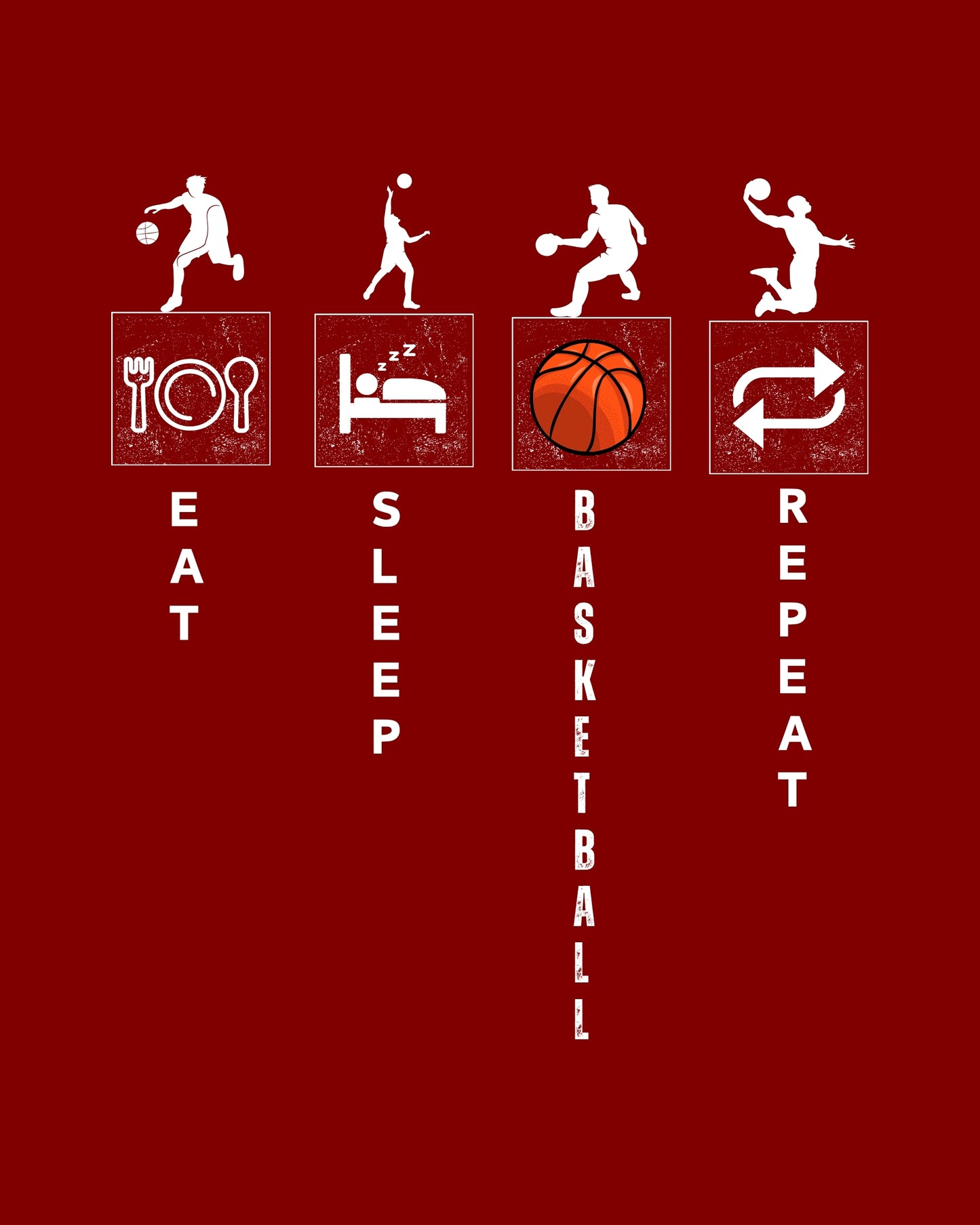 Eat.Sleep.Basketball.Repeat Classic Fit T-Shirt