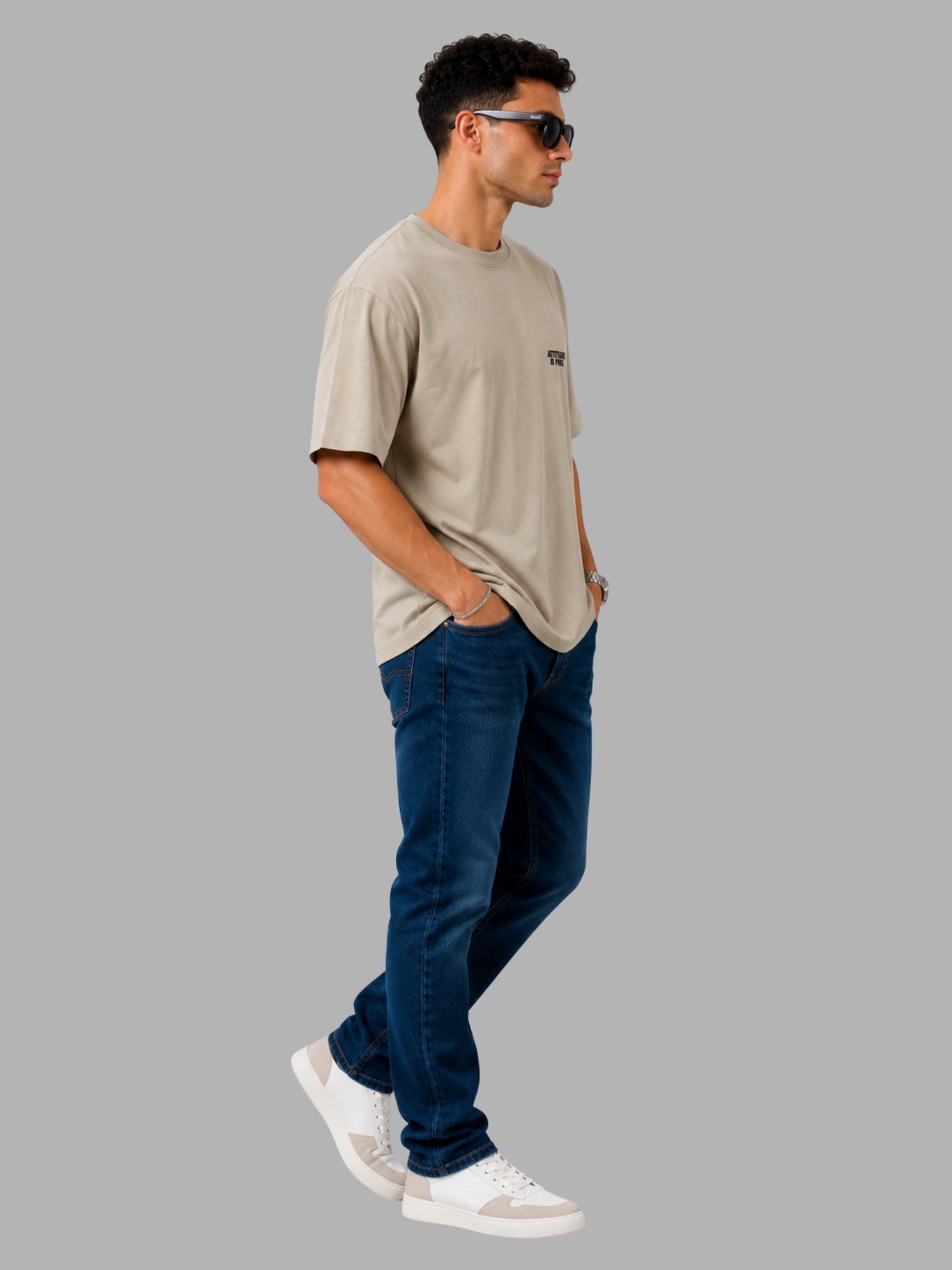 Attitude Is Free Oversized Premium T-Shirt