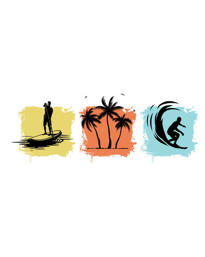 Beach Printed Classic Fit T-Shirt