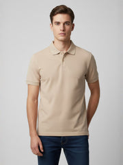 Men Solid Polo T-Shirt
