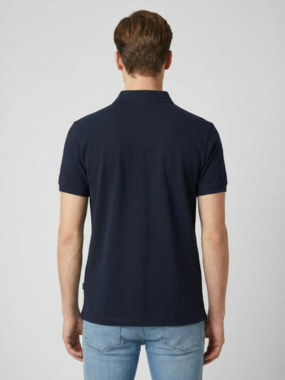 Men Solid Polo T-Shirt