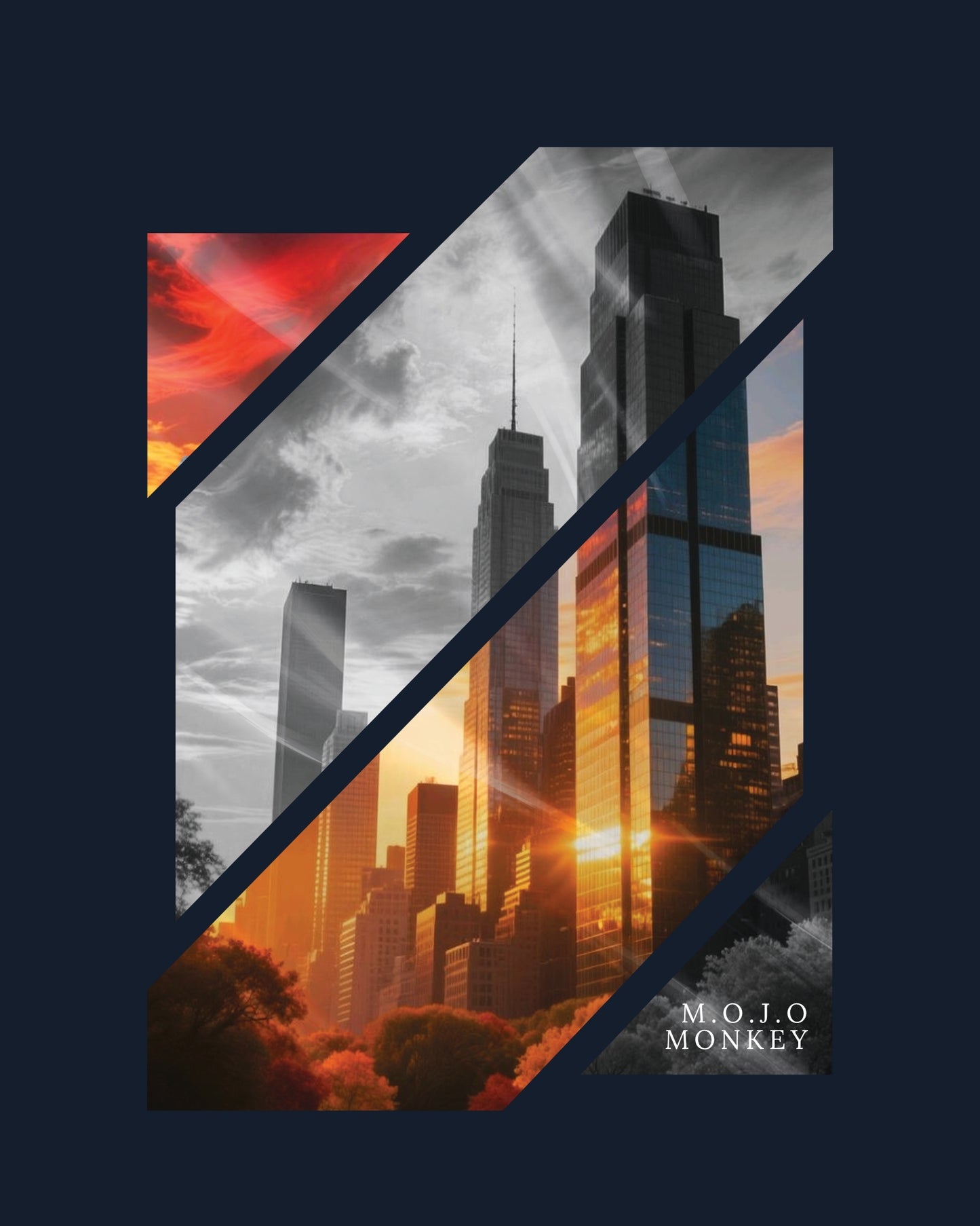 City Landscape Printed Classic Fit T-Shirt