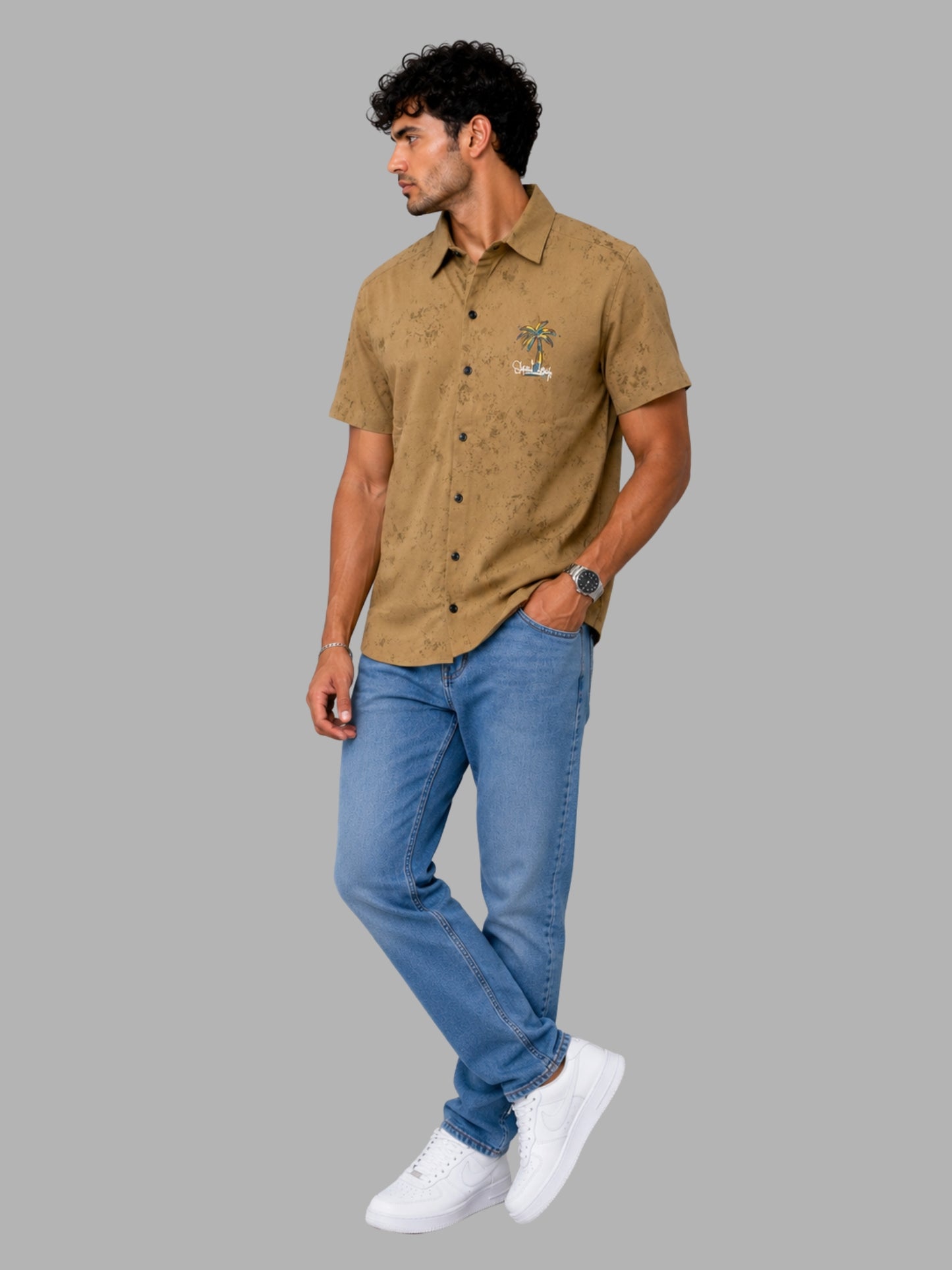 Men Printed Casual Shirt