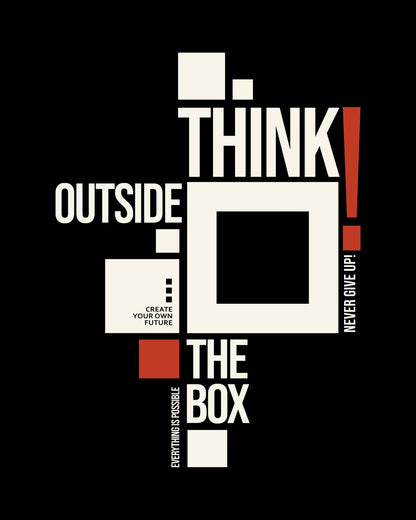 Think Outside The Box Graphic T-Shirt
