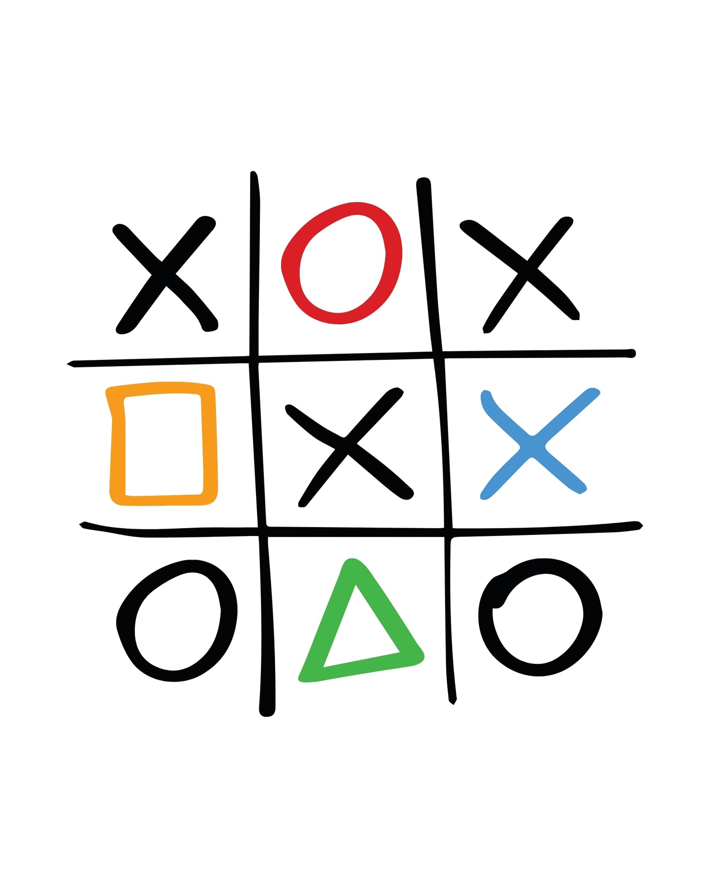 Tic Tac Toe Graphic T-Shirt