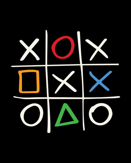 Tic Tac Toe Graphic T-Shirt