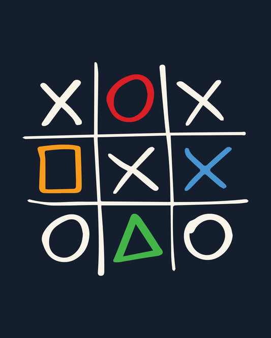 Tic Tac Toe Graphic T-Shirt