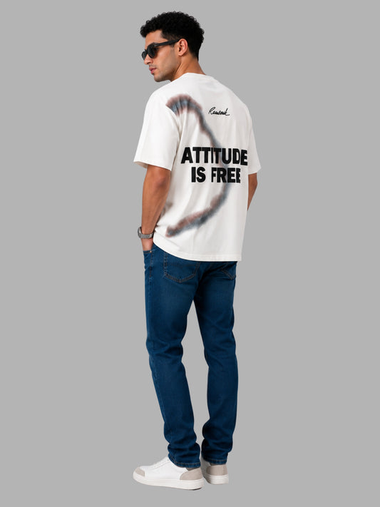 Attitude Is Free Oversized Premium T-Shirt