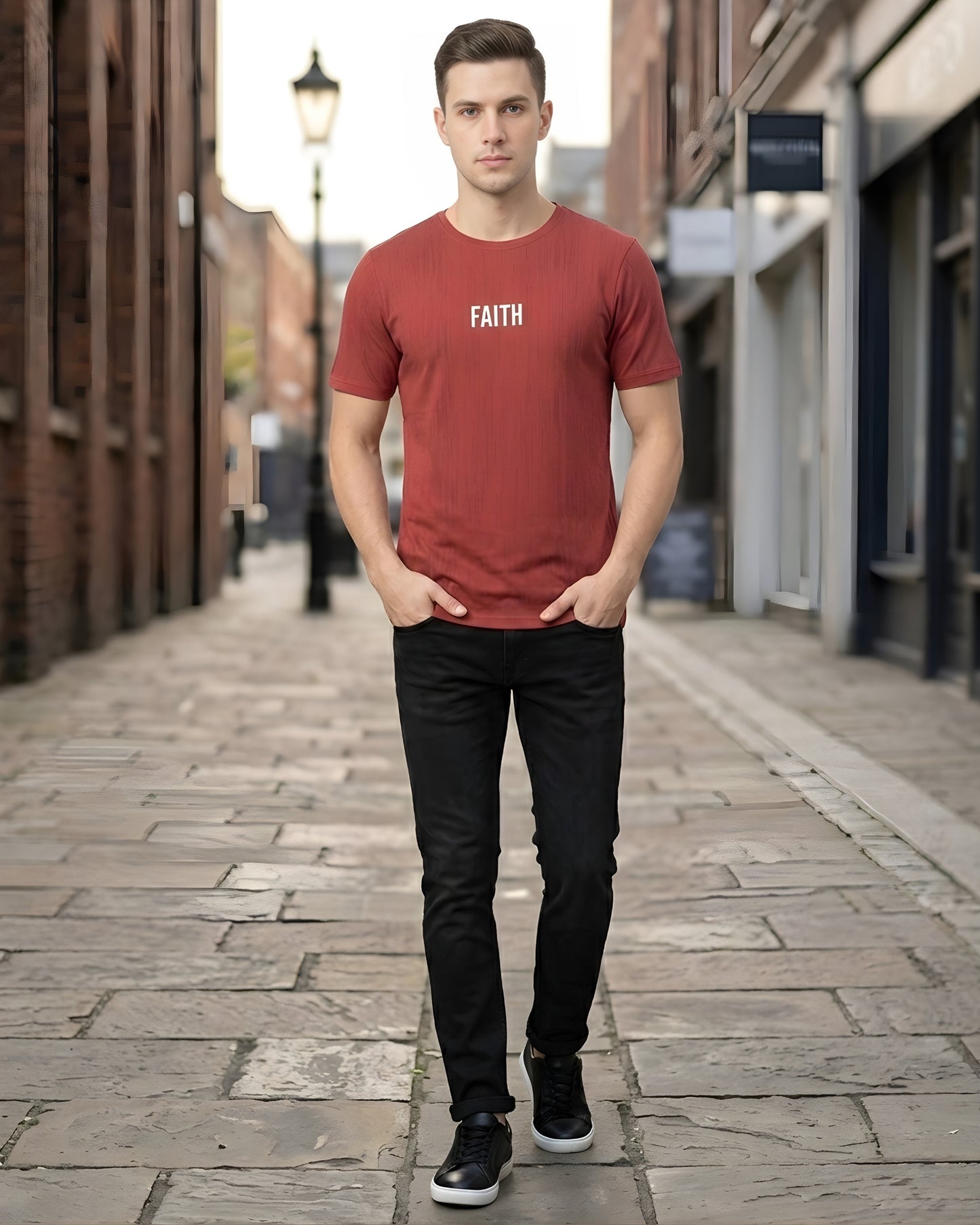 Faith Believe Classic Round Neck T-Shirt