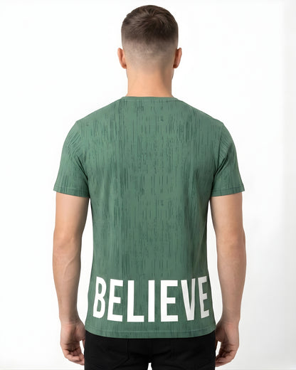 Faith Believe Classic Round Neck T-Shirt