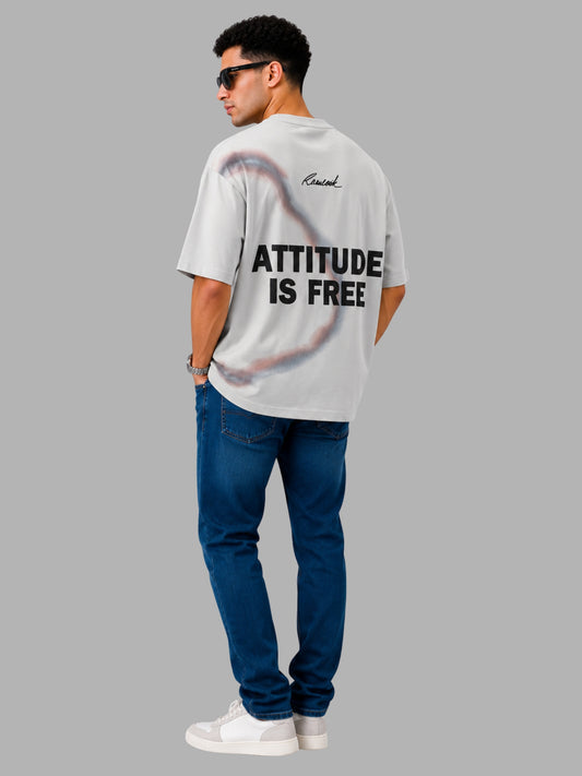 Attitude Is Free Oversized Premium T-Shirt