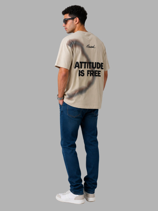 Attitude Is Free Oversized Premium T-Shirt