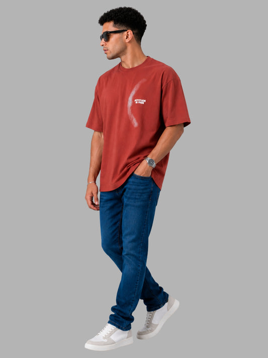 Attitude Is Free Oversized Premium T-Shirt