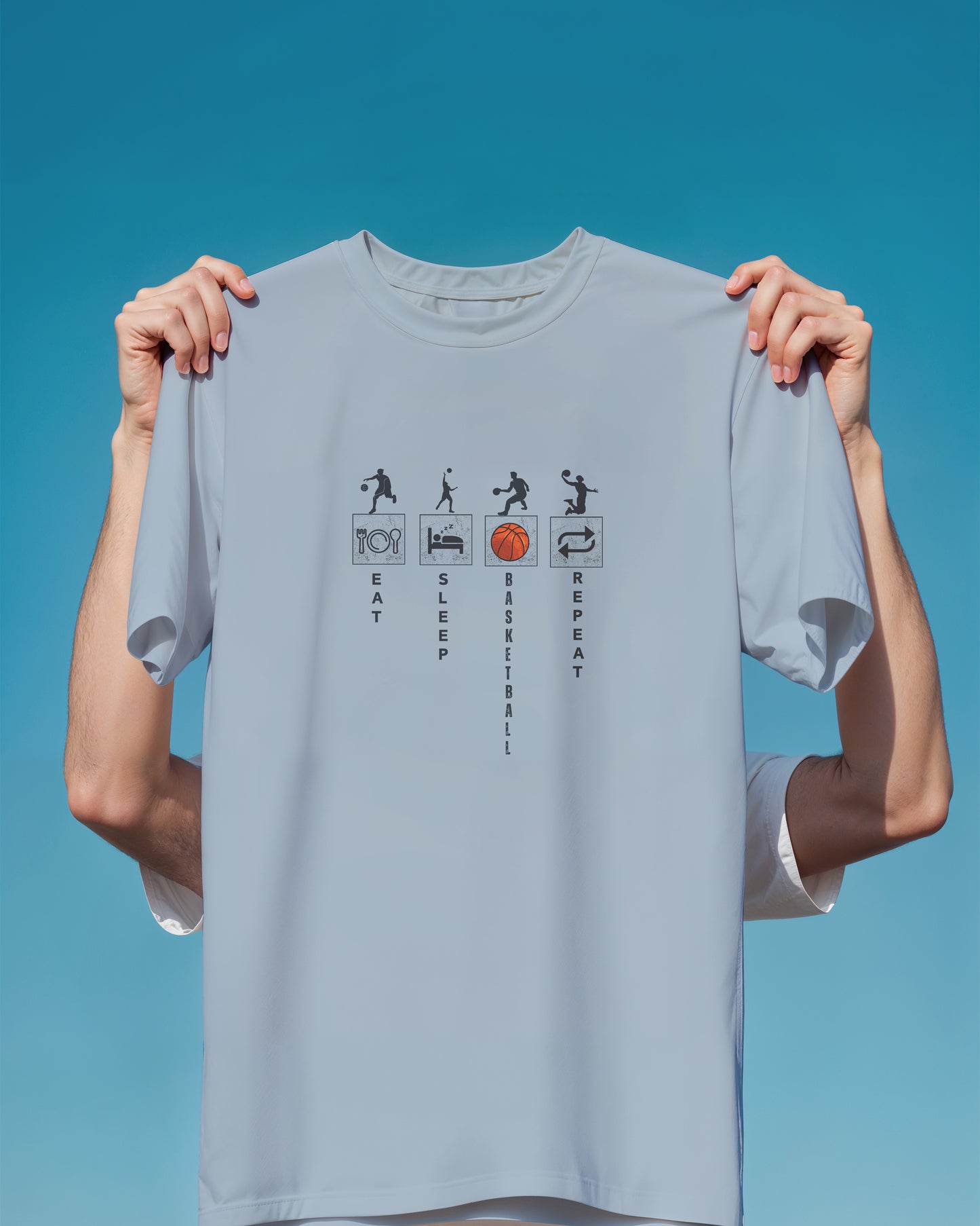 Eat.Sleep.Basketball Repeat Classic Fit T-Shirt