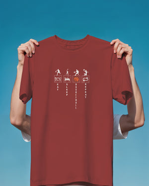 Eat.Sleep.Basketball.Repeat Classic Fit T-Shirt