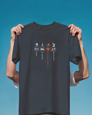 Eat.Sleep.Basketball.Repeat Classic Fit T-Shirt