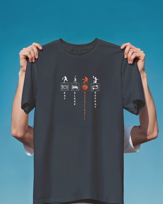 Eat.Sleep.Basketball.Repeat Classic Fit T-Shirt