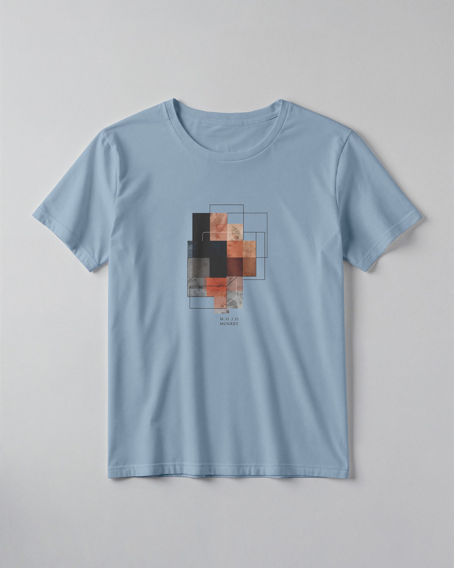 Abstract Blocks Graphic T-Shirt