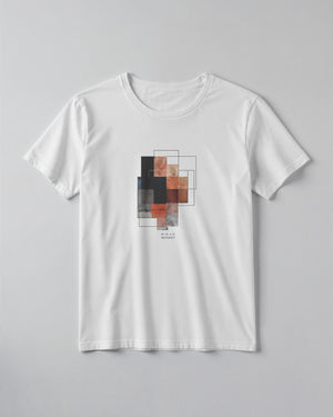Abstract Blocks Graphic T-Shirt