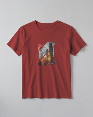 City Landscape Printed Classic Fit T-Shirt