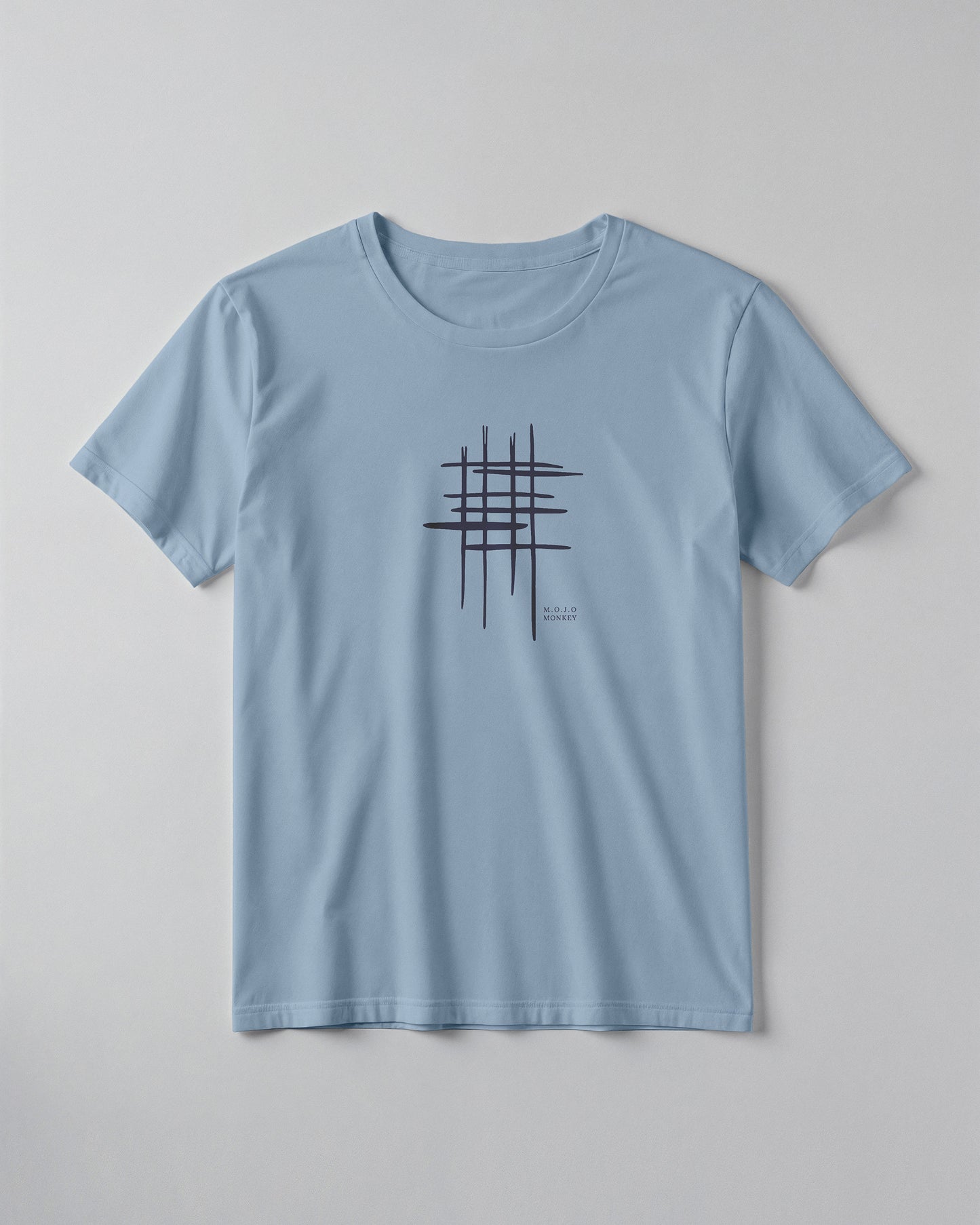 Abstract Grid Graphic Classic Fit T-Shirt
