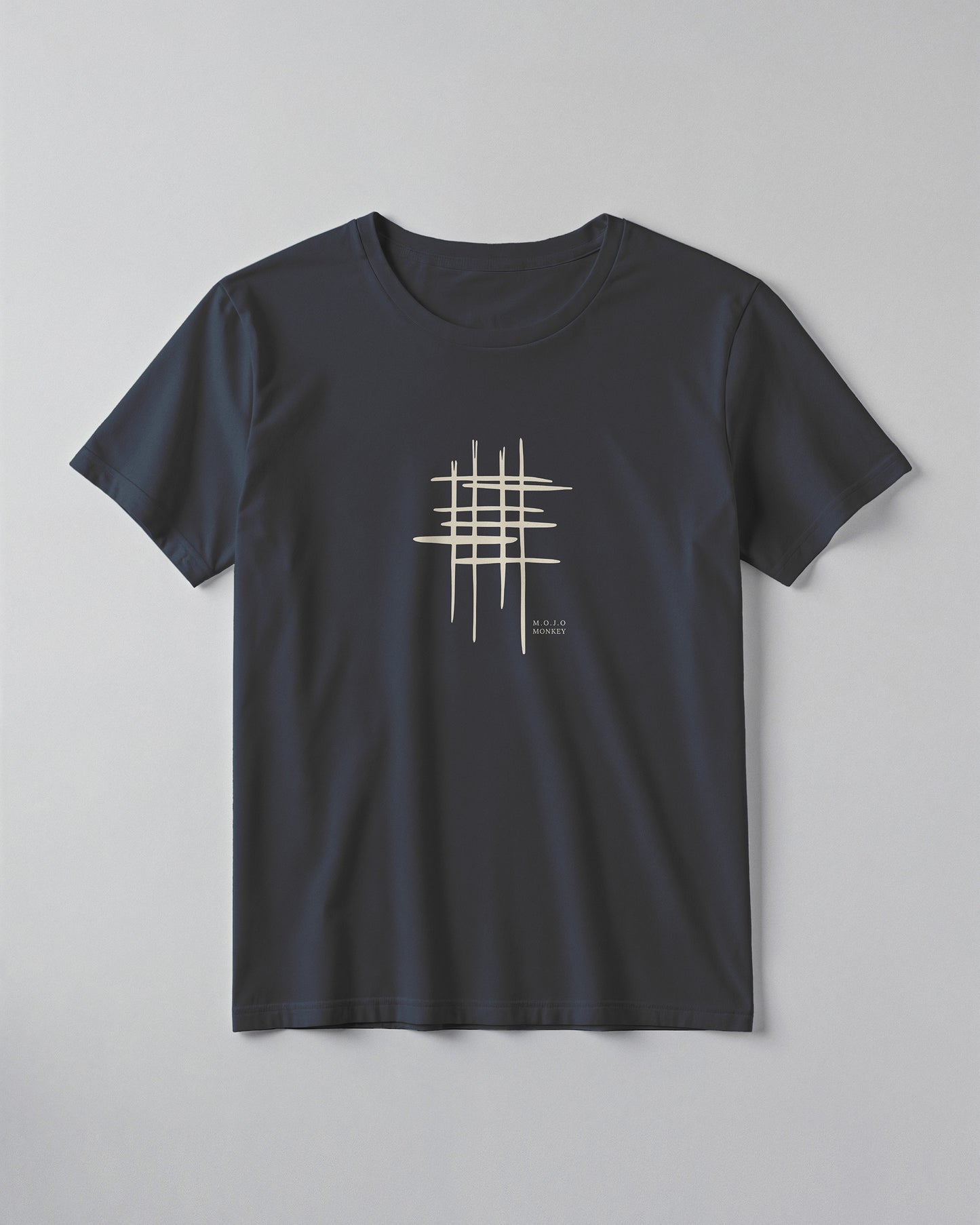 Abstract Grid Graphic Classic Fit T-Shirt