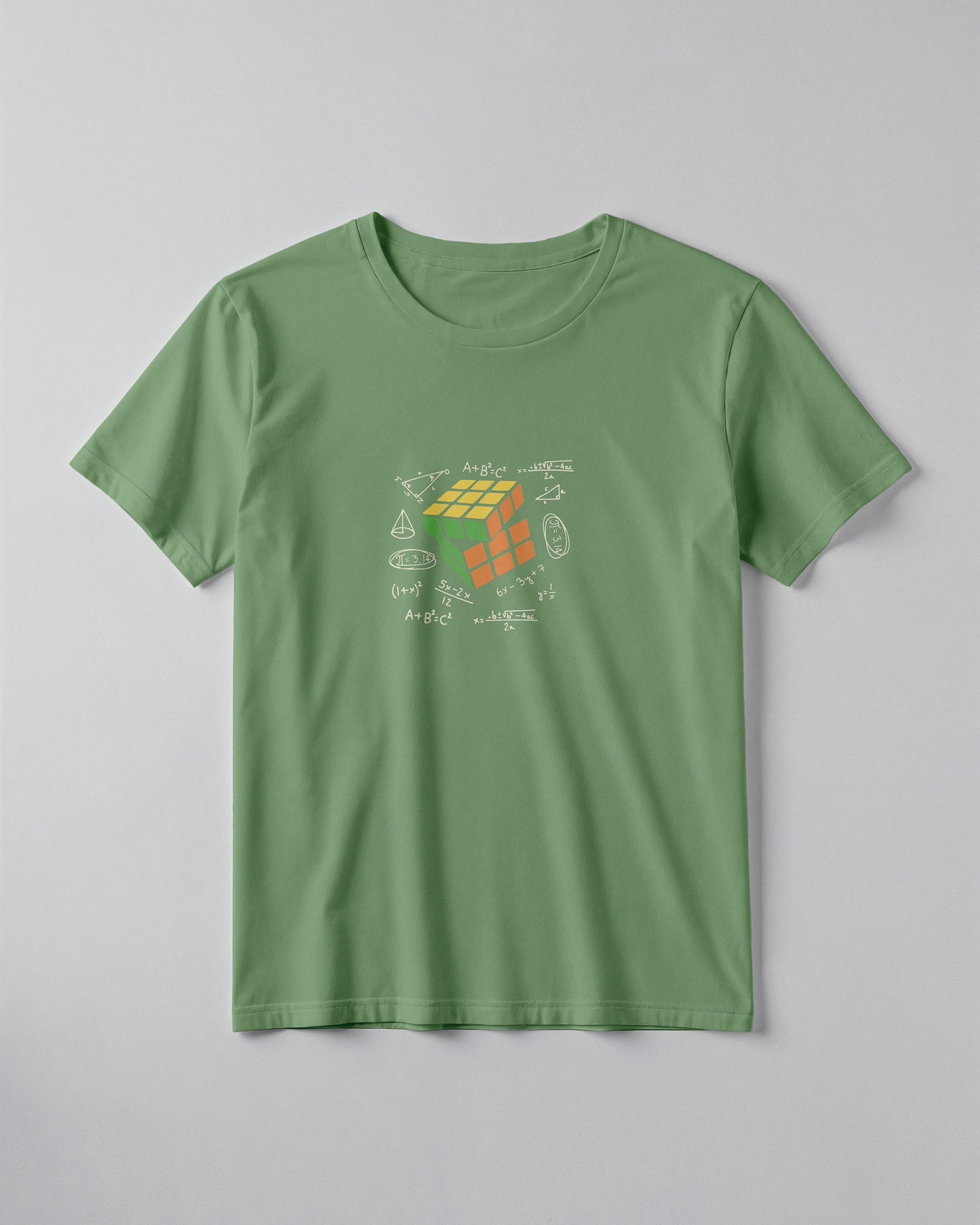 Rubik Cube Math Graphic T-Shirt