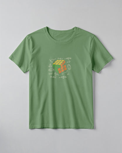Rubik Cube Math Graphic T-Shirt