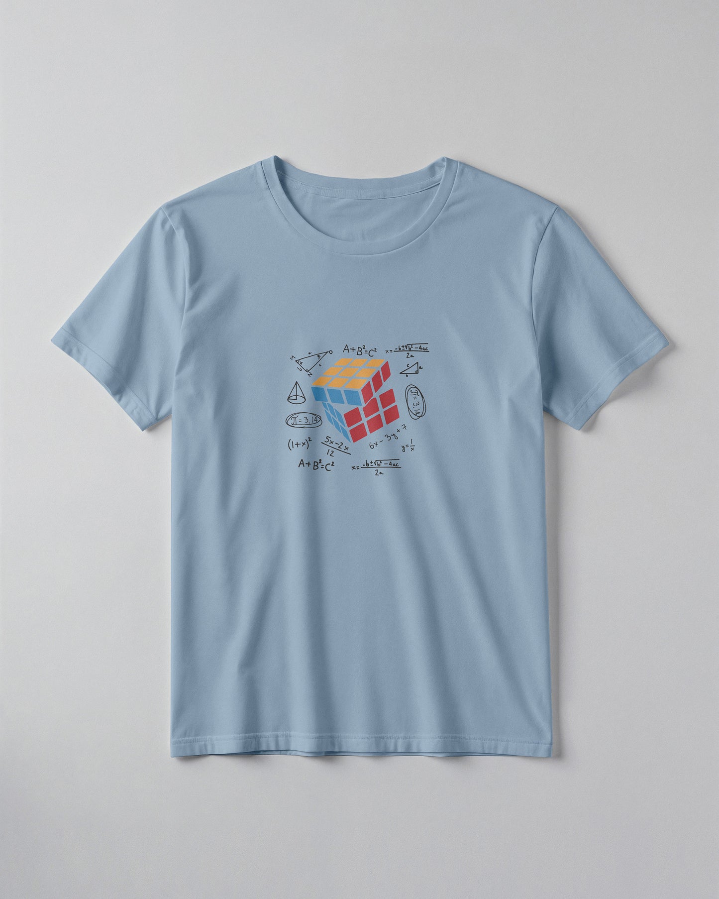 Rubik Cube Math Graphic T-Shirt