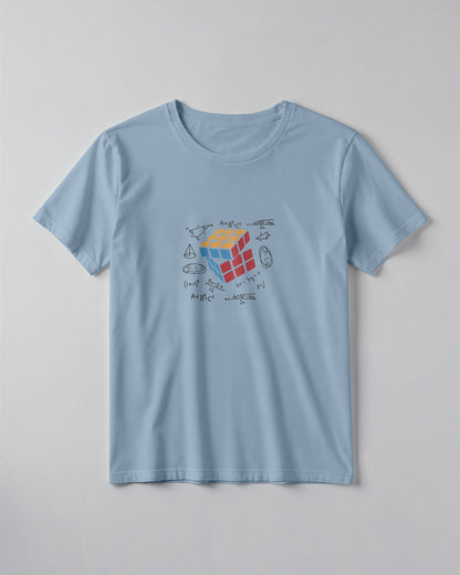 Rubik Cube Math Graphic T-Shirt
