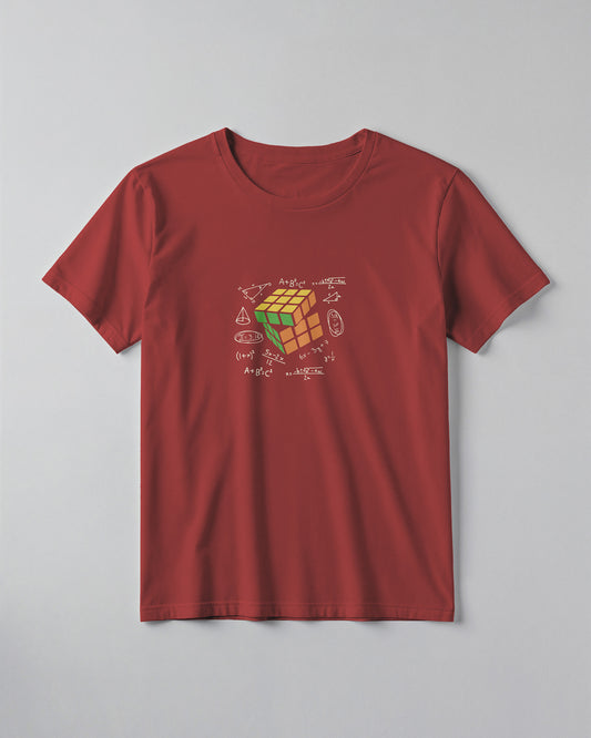 Rubik Cube Math Graphic T-Shirt