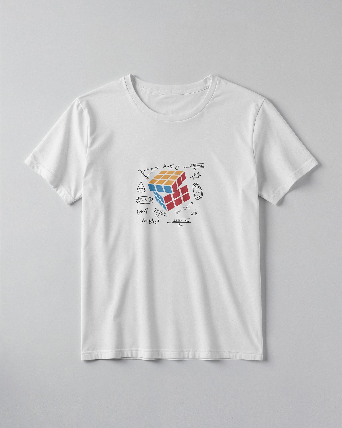 Rubik Cube Math Graphic T-Shirt