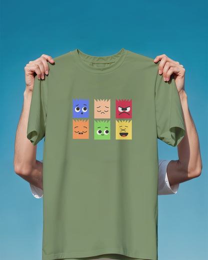 Smiley Printed Classic Fit T-Shirt
