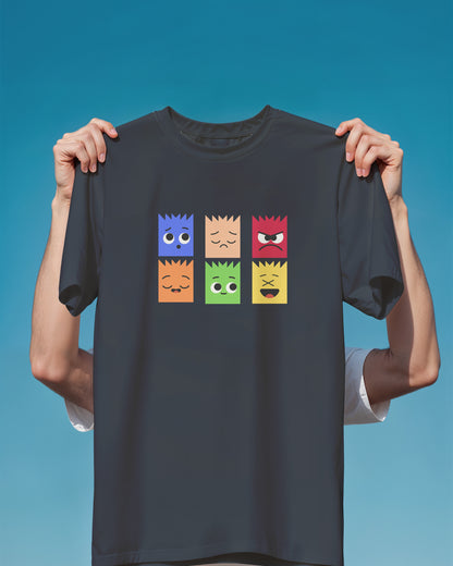 Smiley Printed Classic Fit T-Shirt